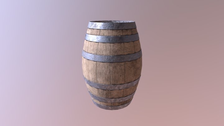 Chinese Barrel 3D Model