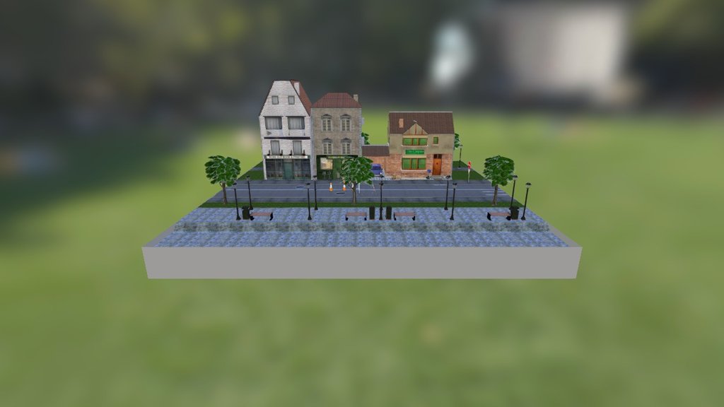 3D Low Poly Scene - 3D model by Robby Quintiens (@robbyquintiens ...