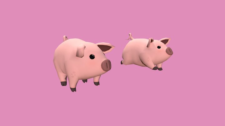 Piggly 3D Model