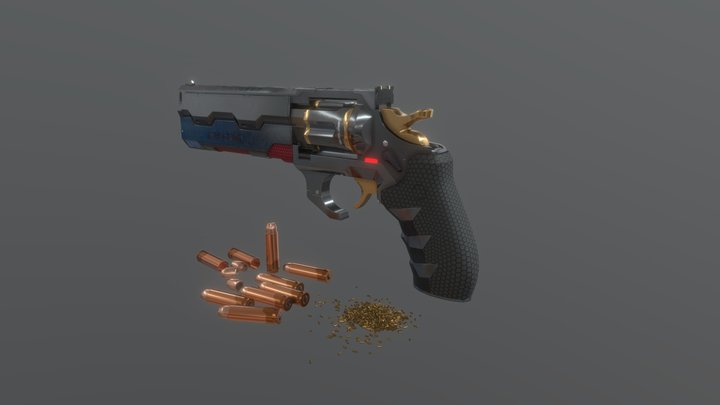 Cyberpunk 2077 - Gun Archangel 3D Model