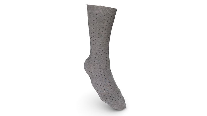 Women's Polkadot Sock – Free 3D Model STL