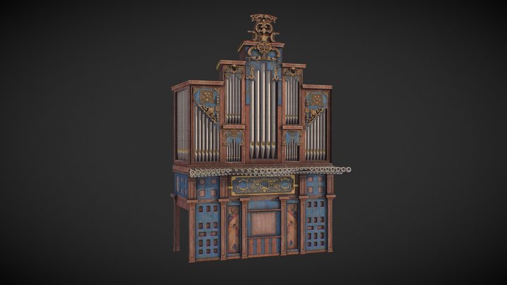Órgano [frontal] 3D Model