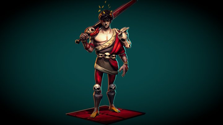 Zagreus, Hades Fan art 3D Model