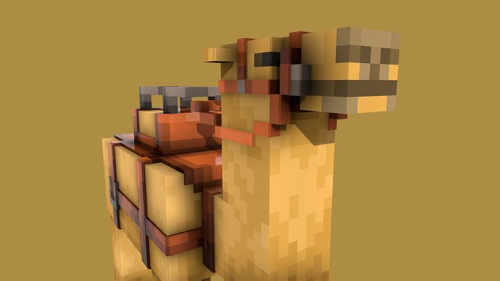 Better Camel minecraft 3D Model