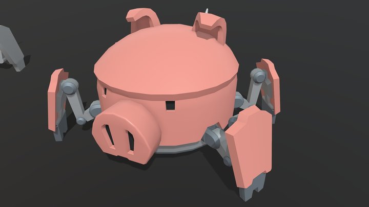 Homework 5.1 - pig bot 3D Model