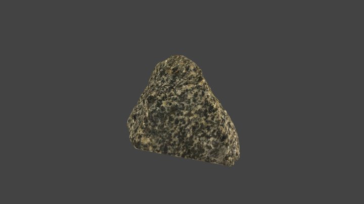 Diorite (roche plutonique) 3D Model