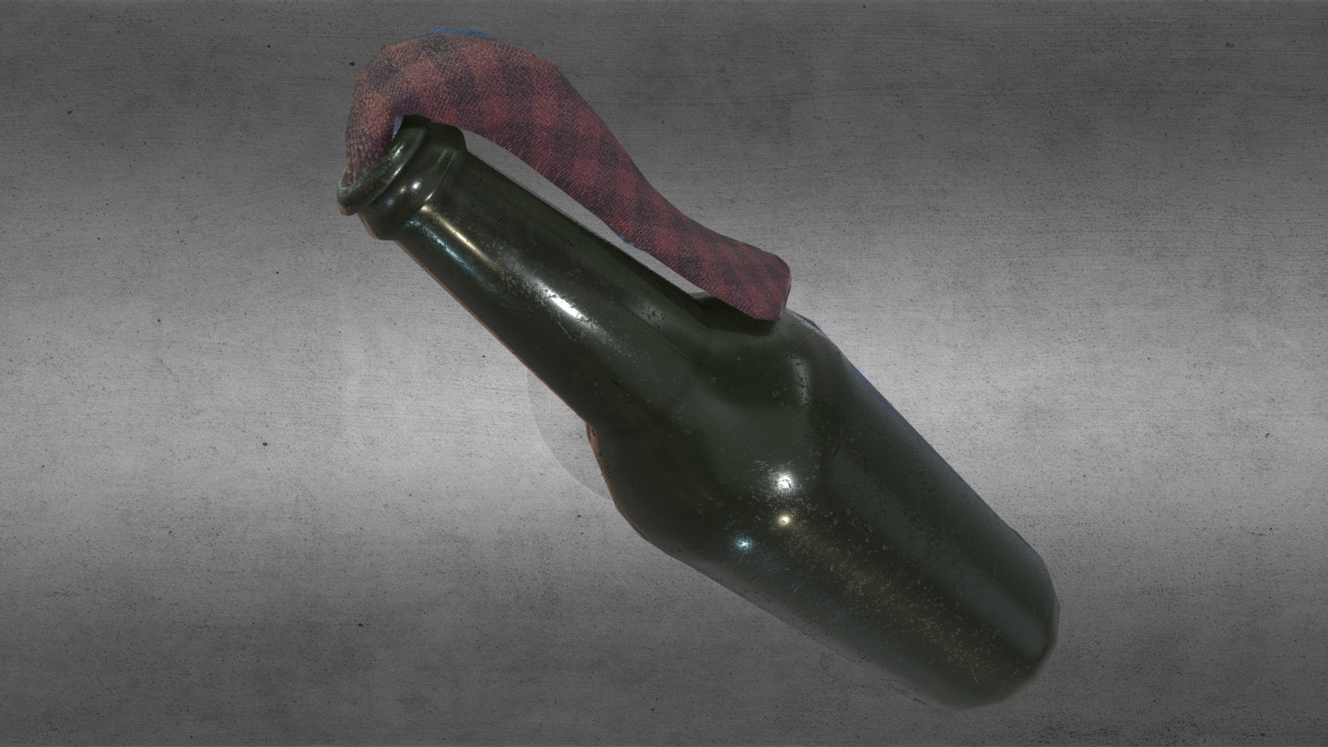 Molotov cocktail Download Free 3D model by ForevereQ [10652de] Sketchfab