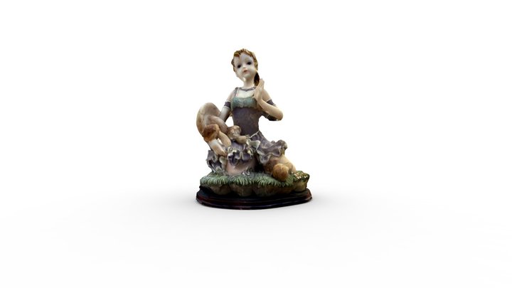 Nymph photogrammetry scanned 3D Model