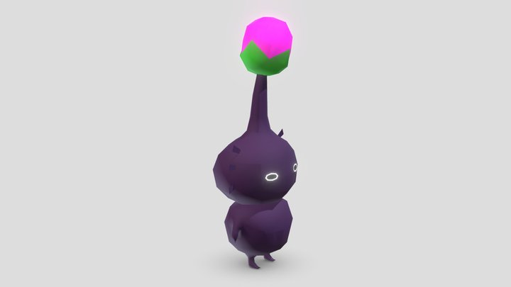 Purple Pikmin 3D Model