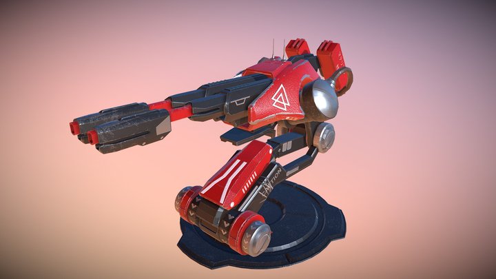 Turret 3D Model