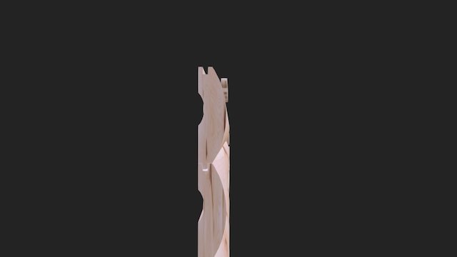 LOG SIDING TONGUE AND GROOVE 3D Model