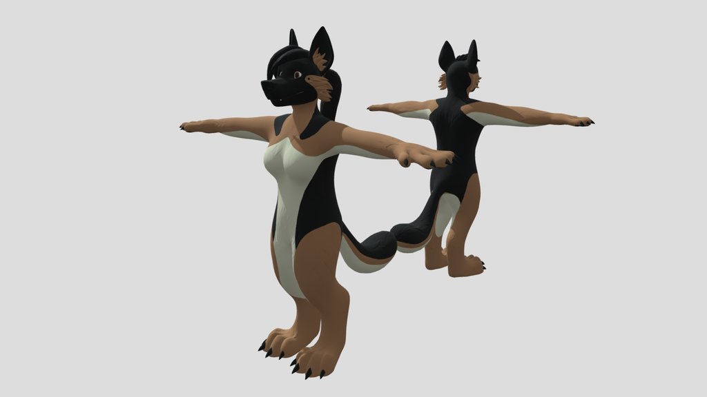 German Shepherd VRChat Ready