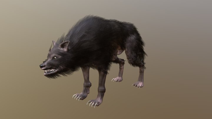Wolf 3D Model
