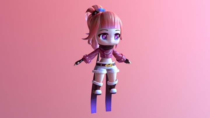 Redhairgirl 3D Model