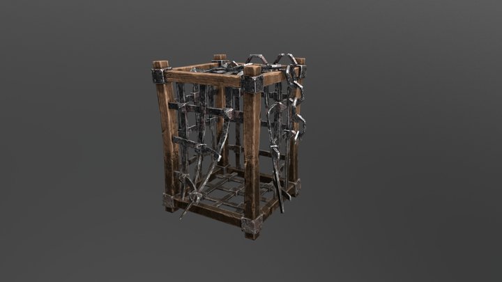Carcel Texturizar 3D Model