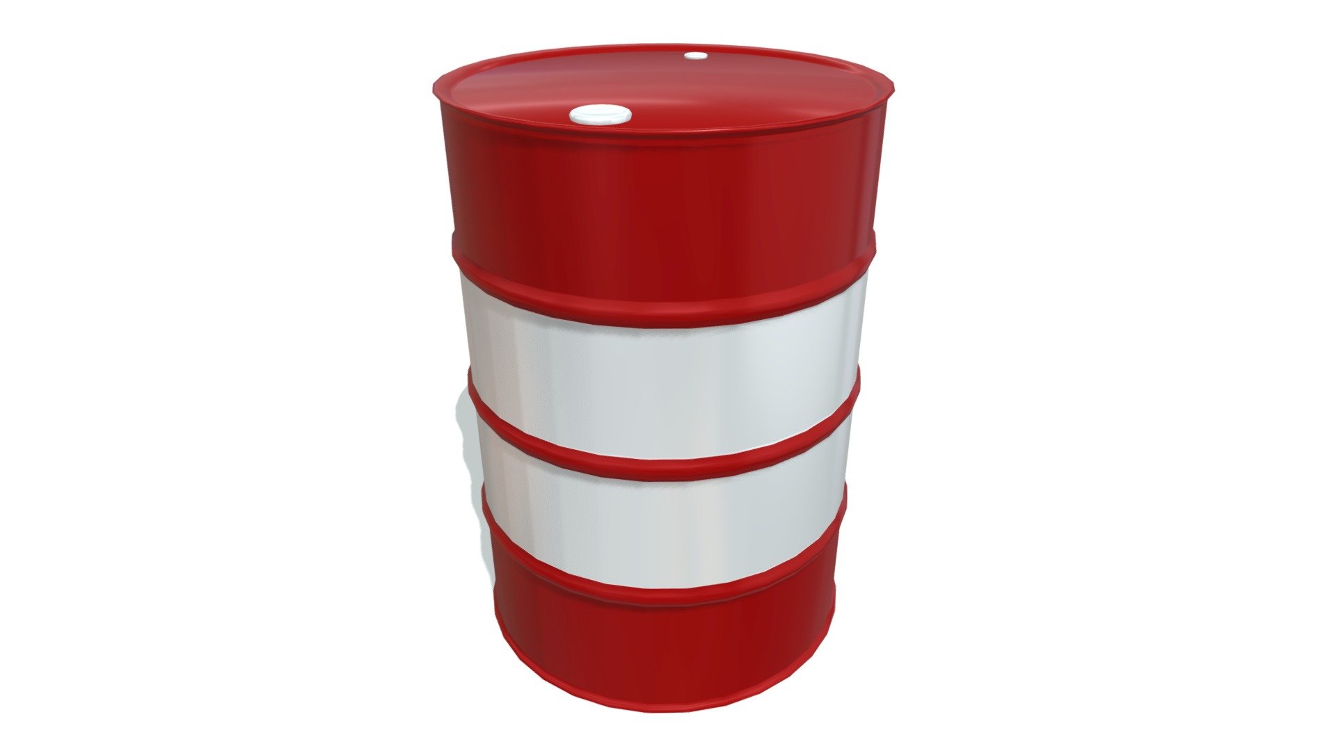 Red Barrel Drum Low Poly - Download Free 3D model by CGS CREATOR ...