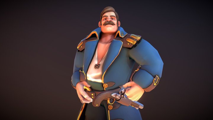 Seafarer : The Captain 3D Model