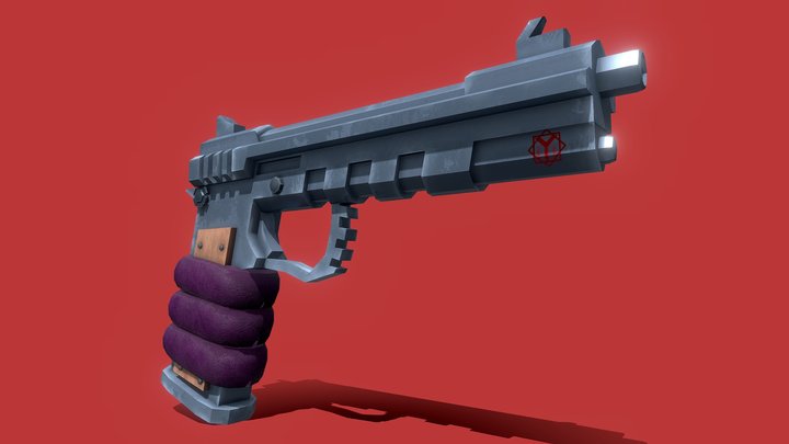 Just a gun 3D Model