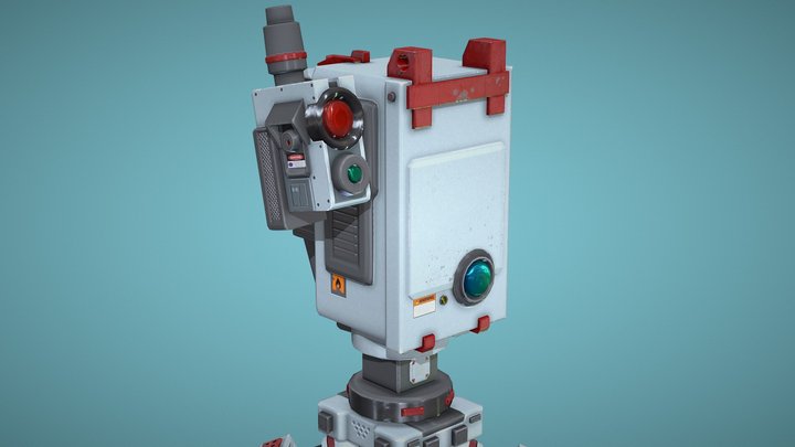Communication Bot 3D Model