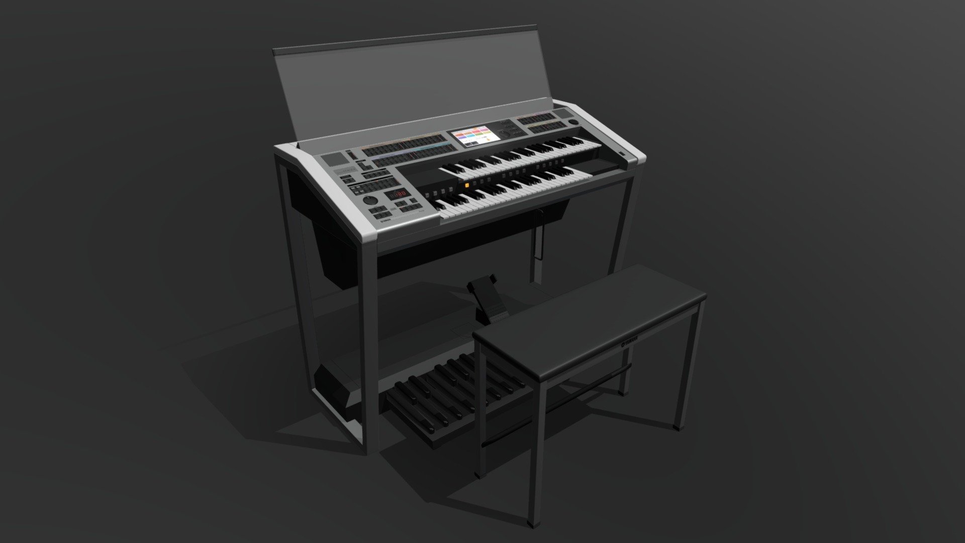 Yamaha Electone STAGEA ELS-02 - Download Free 3D model by