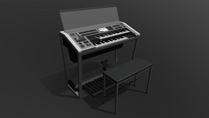 Yamaha Electone STAGEA ELS-02 3D Model