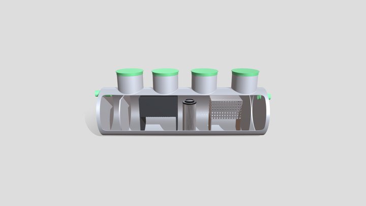 Ливневое очистное сооружение 3D Model