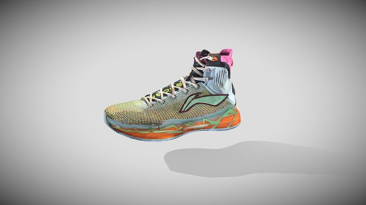Backetball shoe 3D Model