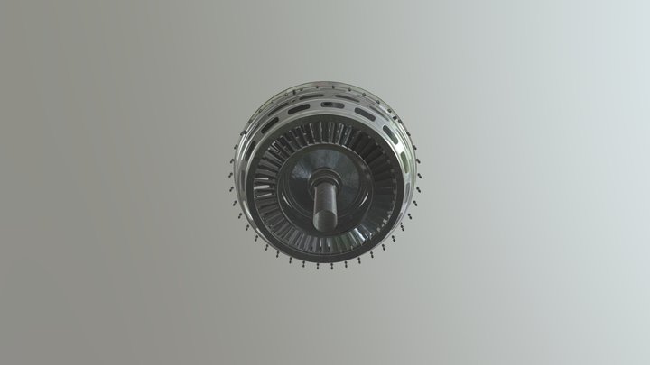 Low Pressure Turbine (LPT) 3D Model