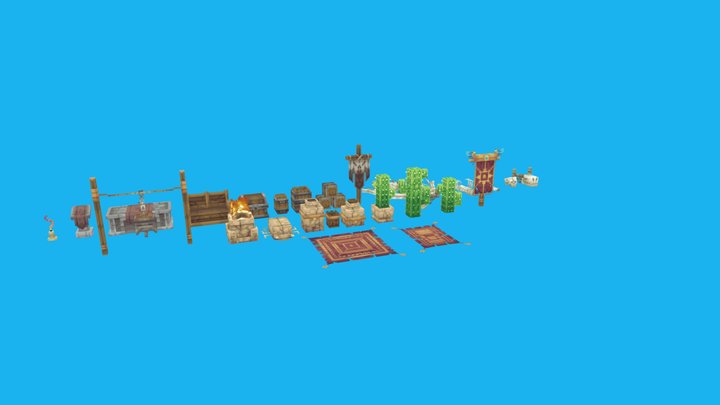 Medieval RPG Assets Vol 2 3D Model