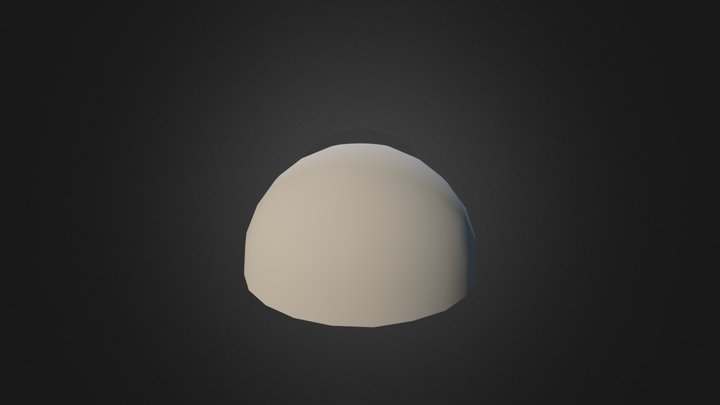 Half Sphere Z 3D Model