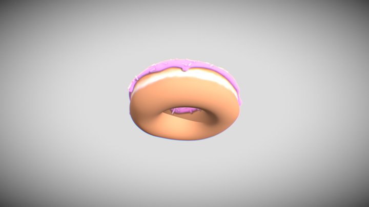 Donut Tutorial 3D Model