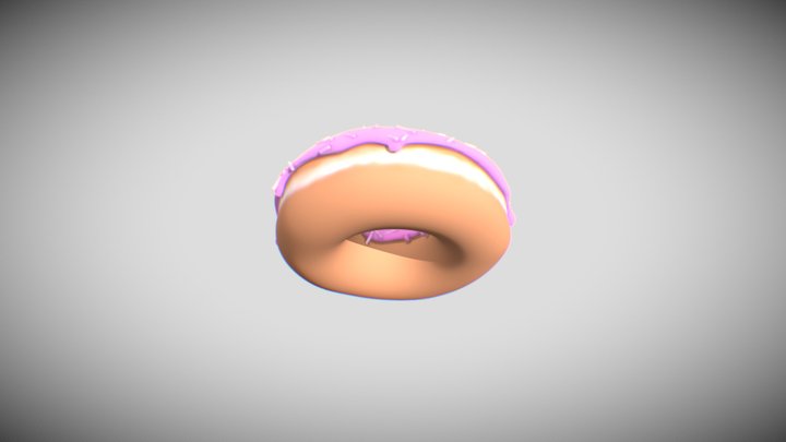 Donut Tutorial 3D Model