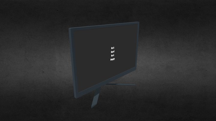 Monitor 3D Model