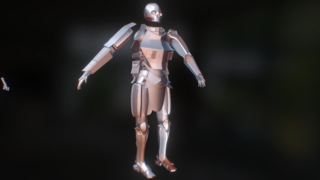 Knight Mech 3D Model