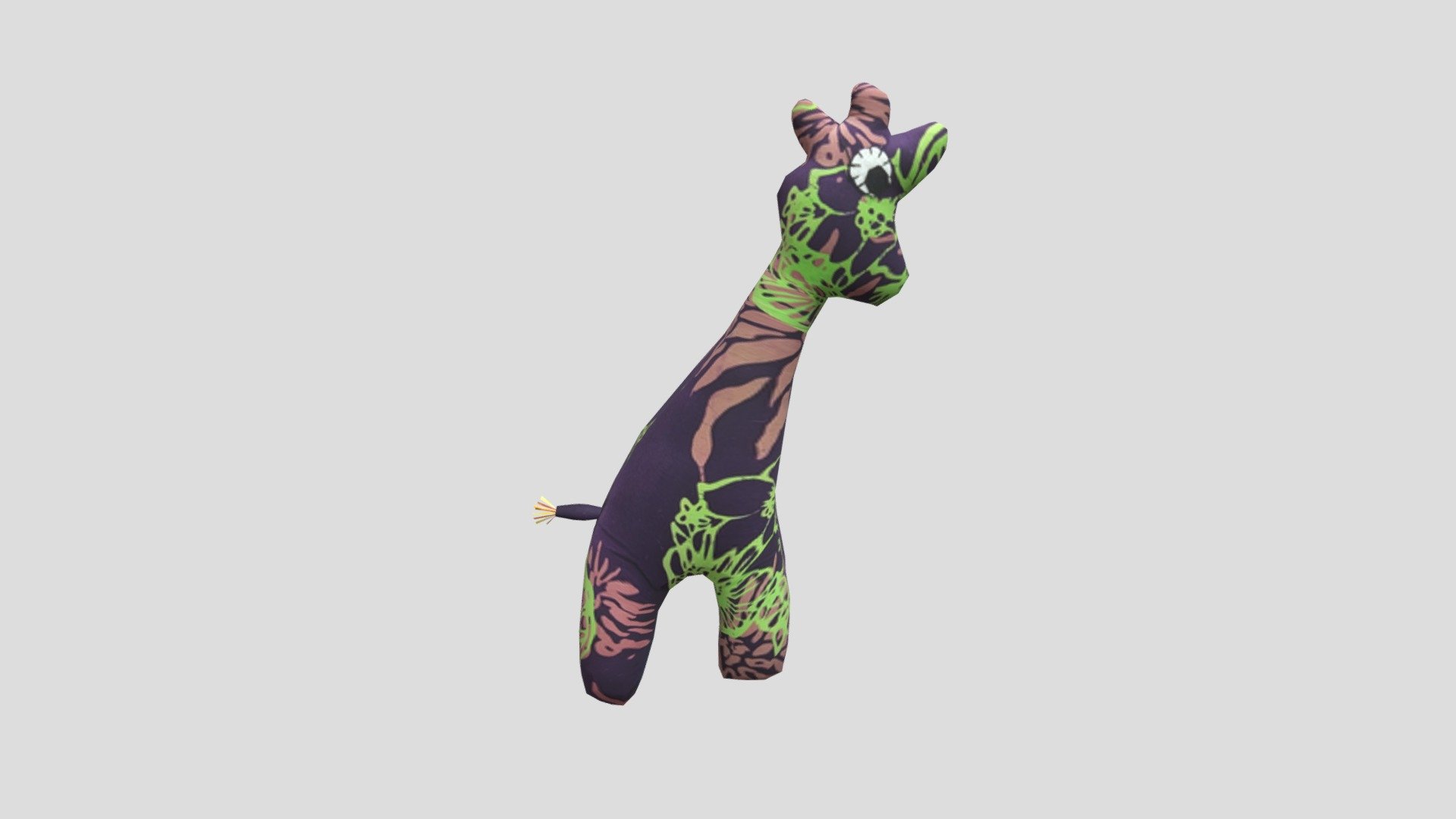 Green Giraffe Soft Toys