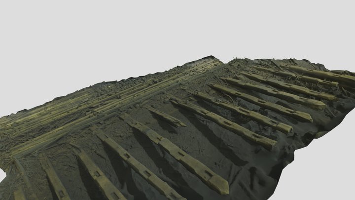 underwater dam 3D Model
