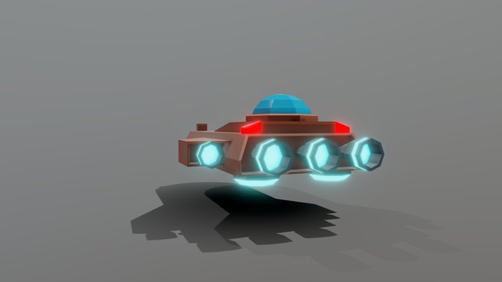 Hover Craft 3D Model
