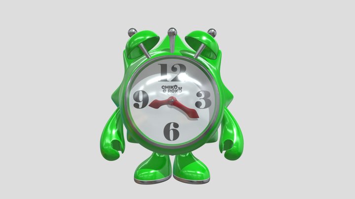 Chiklock - Chiko Roko - Green 3D Model
