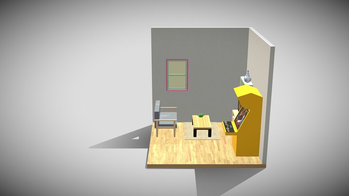 小房間 調整 3D Model