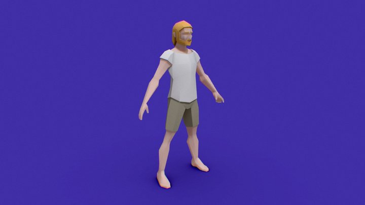 Low | Polygon | Character – Modello 3D gratuito STL