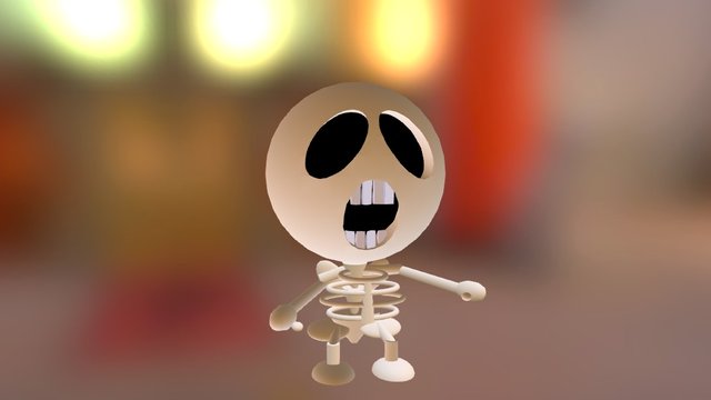 South Park skeleton 3D Model