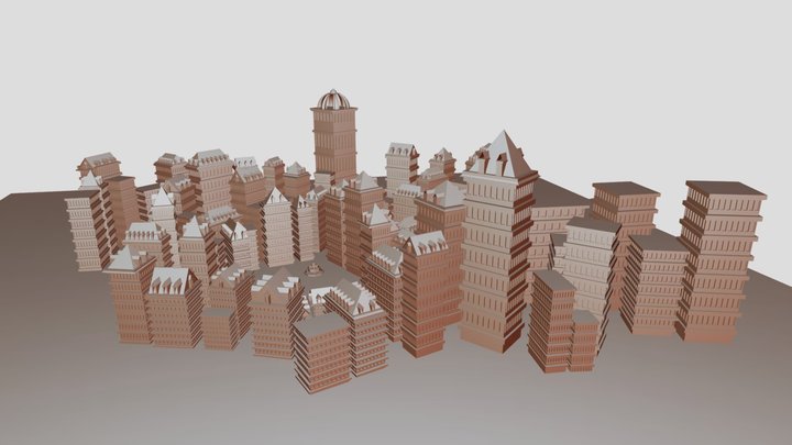 Environment Design (Render view) 3D Model
