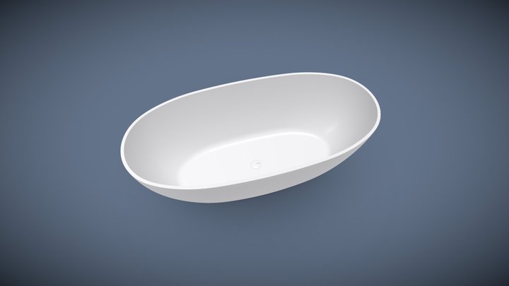 MARMY SAINT TROPEZ 170x80 bathtub 3D Model