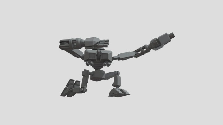 3DFG 2 Second Year GD DAE robot assignment 3D Model