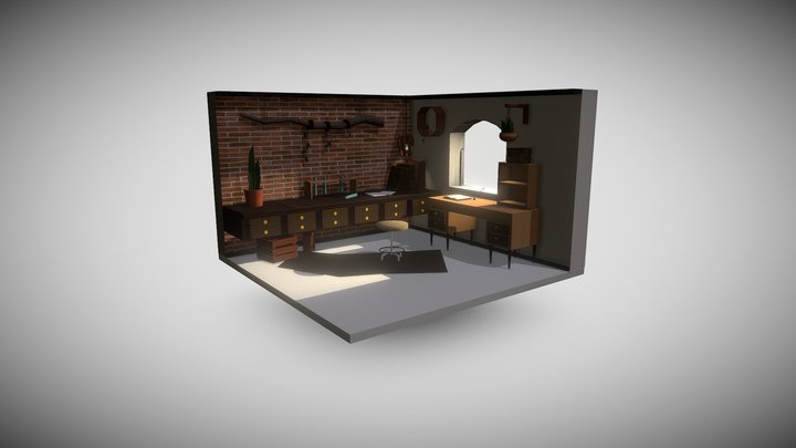 "Study Room" 3D Model