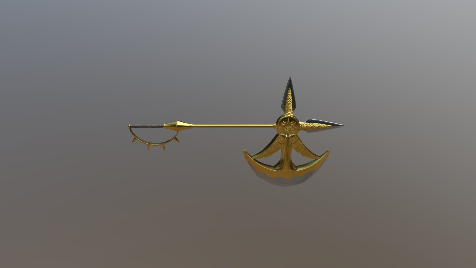 Divine Axe Rhita 3d Model By Marcelo Marciano Marcelo Marciano 1075df0 Sketchfab