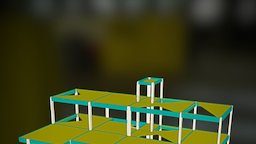 2 Floor House 3D Model