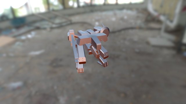 Metal Gear Rex 3D Model