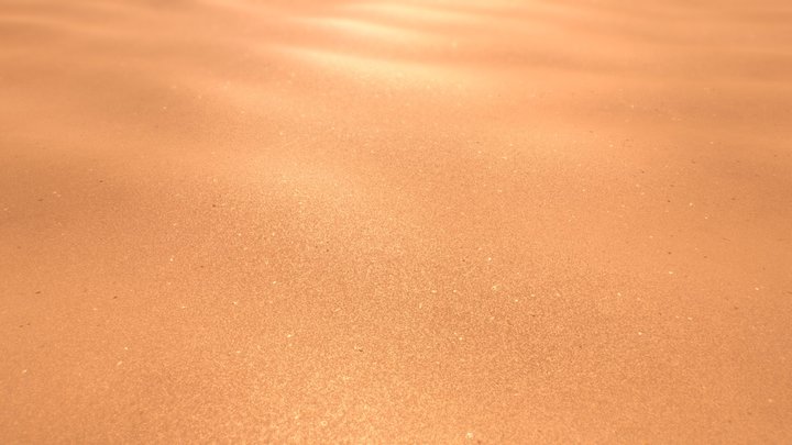 Desert Sand 2 Wavy - PBR Series 3D Model