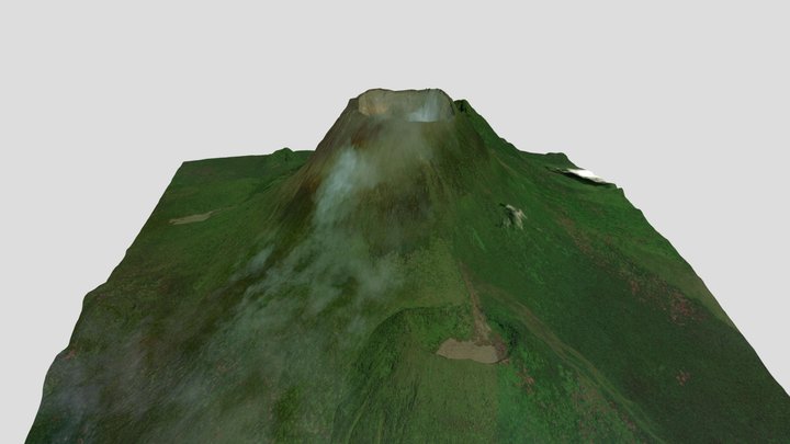 Vulcão Nyiragongo 3D Model